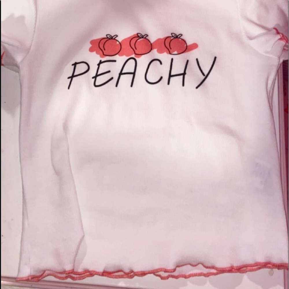 peachy T-shirt!